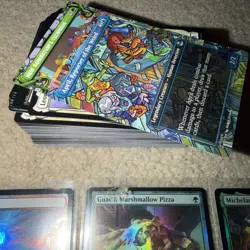 MTG Magic The Gathering TMNT 100 BULK CARD LOT & 22 HOLOS/Rares ! - Image 2