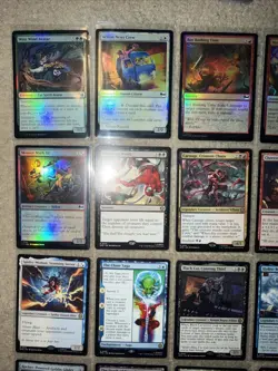 MTG Magic The Gathering TMNT & SPM 100 BULK CARD LOT & 22 HOLOS/Rares $ - Image 3