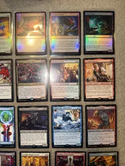 MTG Magic The Gathering TMNT & SPM 100 BULK CARD LOT & 22 HOLOS/Rares $ - Image 4