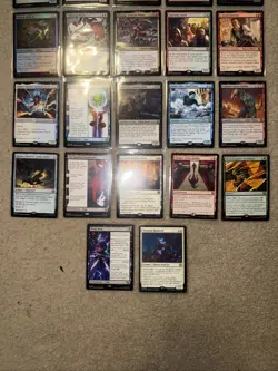 MTG Magic The Gathering TMNT & SPM 100 BULK CARD LOT & 22 HOLOS/Rares $ - Image 5