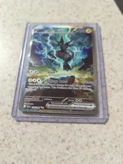 Pokemon TCG Zekrom EX Black Bolt Special Illustration Card #166/086 SV NM+ - Image 2