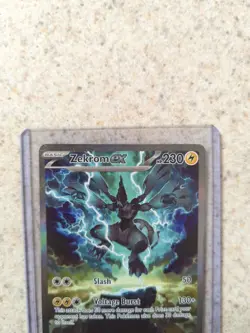 Pokemon TCG Zekrom EX Black Bolt Special Illustration Card #166/086 SV NM+ - Image 3