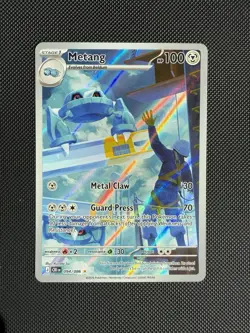 Metang 94/86 Illustration Rare Pokemon Chaos Rising ME04 NM - Image 3