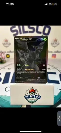 Pokemon TCG Zekrom EX 172/086 Black Bolt English Near Mint Condition - Image 1