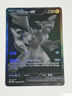 Pokemon TCG Zekrom EX Black Bolt English Card 172/086 Near Mint - Image 1