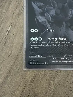 Pokemon TCG Zekrom EX Black Bolt English Card 172/086 Near Mint - Image 5