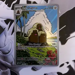 Pokemon TCG Alolan Dugtrio 208/191 Illustration Rare Surging Sparks - Image 1