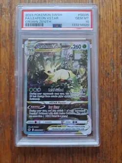 Pokemon TCG: Leafeon VSTAR GG35/GG70 Crown Zenith PSA 10 GEM MINT - Image 1
