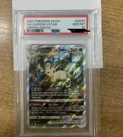 Leafeon VSTAR GG35/GG70: PSA 10 (2023 SWSH/Crown Zenith) Pokemon - Image 1