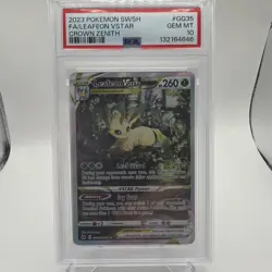 Leafeon Vstar GG35/GG70 Sword Shield Crown Zenith Pokemon PSA 10 - Image 1