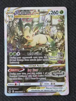 NM! Leafeon VStar GG35/GG70 Crown Zenith Galarian Gallery Pokemon Card! FAST P&P - Image 1