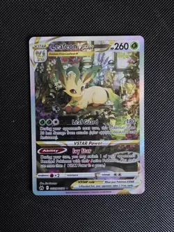 Pokemon Cards Leafeon VSTAR GG35/GG70 Crown Zenith Galarian Gallery - Image 3