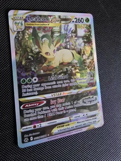 Pokemon Cards Leafeon VSTAR GG35/GG70 Crown Zenith Galarian Gallery - Image 5