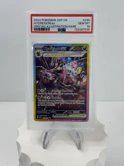 2024 POKEMON SSP EN-SURGING SPARKS SPECIAL ILLUSTRATION RARE HYDREIGON EX PSA 10 - Image 1