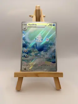 Vanillish 112/086 - Illustration Rare Scarlet & Violet White Flare Pokemon TCG - Image 3