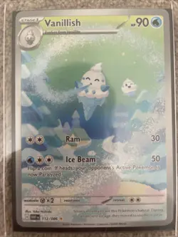 Vanillish 112/086 Illustration Rare - White Flare - Pokemon TCG - Mint - Image 1