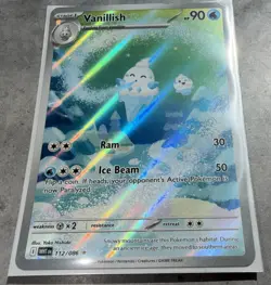 Vanillish 112/086 Illustration Rare - S&V White Flare - Pokemon TCG IR - Image 1
