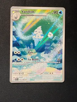 Pokemon TCG Vanillish 112/086 Illustration Rare – White Flare Set – Near Mint - Image 2