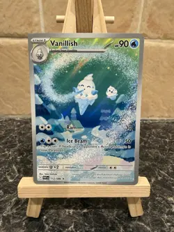 Pokemon TCG Vanillish 112/086 Illustration Rare – White Flare Set – Near Mint - Image 1