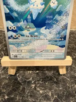 Pokemon TCG Vanillish 112/086 Illustration Rare – White Flare Set – Near Mint - Image 3
