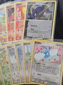 Pokemon EX Deoxys 20 Card Lot vintage mint🌟swablu carvanha slakoth duskhull etc - Image 5
