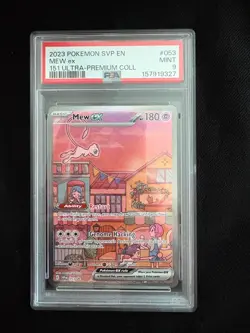 Pokemon Scarlet & Violet 151 Mew EX Black Star Promo #053 Ultra-Premium NM 2023 - Image 1