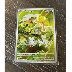 The Pokemon Company Caterpie 172/165 SV 151 Illustration Rare Holo ENG 50 - Image 1
