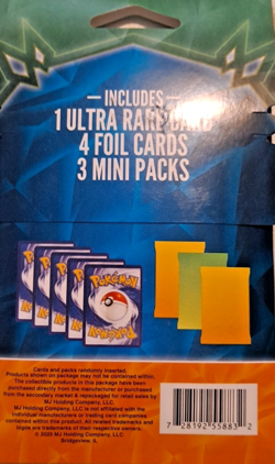 3 Packs Pokemon Poke Mini Pack 1 Ultra Rare 4 Foil Cards ea Mystery Hanger Seale - Image 3
