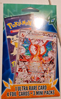 3 Packs Pokemon Poke Mini Pack 1 Ultra Rare 4 Foil Cards ea Mystery Hanger Seale - Image 5