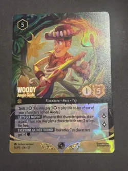 Woody - Jungle Guide Disney Lorcana TCG Set Championship Top 8 FOIL Promo 54/P3 - Image 1
