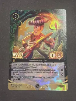 Woody - Jungle Guide Disney Lorcana TCG Set Championship Top 8 FOIL Promo 54/P3 - Image 1