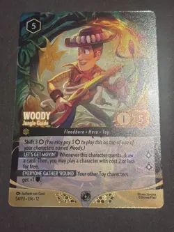 Woody - Jungle Guide Disney Lorcana TCG Set Championship Top 8 FOIL Promo 54/P3 - Image 1