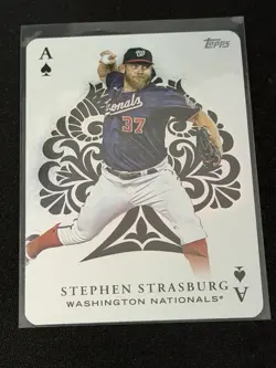 2023 Topps Series 1 - All Aces Stephen Strasburg #AA-21 Washington Nationals - Image 1