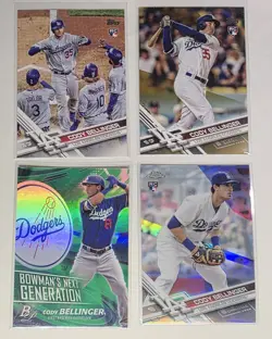 Cody Bellinger RC Lot With Numbered and SP (8 Cards) - Image 1
