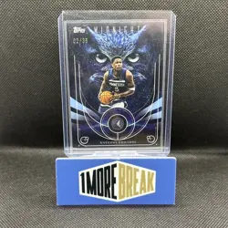 🔥2025-26 Topps Midnight Anthony Edwards Night Owls 02/35 Sp Timberwolves 🔥 - Image 1