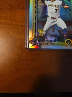 2025 Topps Chrome Update, Paul Skenes All Star Game Refractor, #ASGC-44, Pirates - Image 2