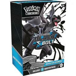 Pokemon Cards - Scarlet & Violet: Black Bolt - BOOSTER BUNDLE BOX [6 Packs] -New - Image 1