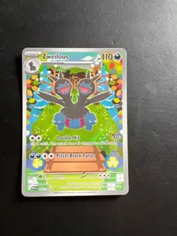 Zweilous IR Illustration Rare White Flare, Card 147/086 NM/M Pokemon TCG - Image 1