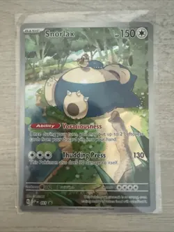 Pokemon TCG Snorlax SVP 051 Scarlet & Violet 151 Black Star Promo Holo Card - Image 1