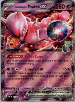 Team Rocket's Mewtwo ex - 216 SV: Scarlet & Violet Promo Cards Promo NM - Image 1