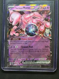Team Rocket's Mewtwo ex Holo Promo SV: Scarlet & Violet Promo Cards 216 NM - Image 1