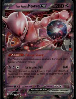 NM - Team Rocket's Mewtwo ex #216 | Promo | SV: Scarlet & Violet Promo Cards - Image 1