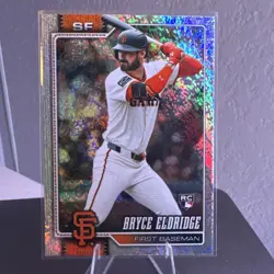 Bryce Eldridge Rookie 2026 Topps Series 2 #406 Holo Foil SP RC Giants - Image 1