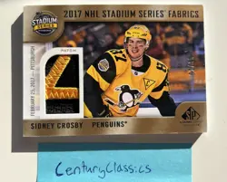 2017-18 Upper Deck Sidney Crosby SP Game Used Stadium Series Patch 2/35 Penguins - Image 1
