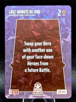 Alpha Blast SP Play Card HTD-56 2024 Bo Jackson Battle Arena “Last Minute ReOrg” - Image 1