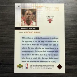MICHAEL JORDAN 1999-00 Upper Deck Cool Air Case Hit SP Insert #MJ5 Chicago Bulls - Image 2