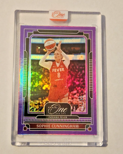 SOPHIE CUNNINGHAM Purple #'d /25 ( 2025 WNBA One & One Fever Encased #46 SP SPP) - Image 1