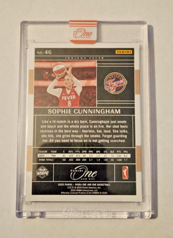 SOPHIE CUNNINGHAM Purple #'d /25 ( 2025 WNBA One & One Fever Encased #46 SP SPP) - Image 5