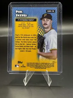 2025 Topps Chrome PAUL SKENES ALL-ETCH REFRACTOR Pittsburgh Pirates - Image 2