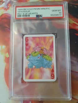 SEQUENTIAL 1999 Pokemon Bicycle Bulbasaur, Ivysaur, Venusaur All PSA 10 Gem Mint - Image 2